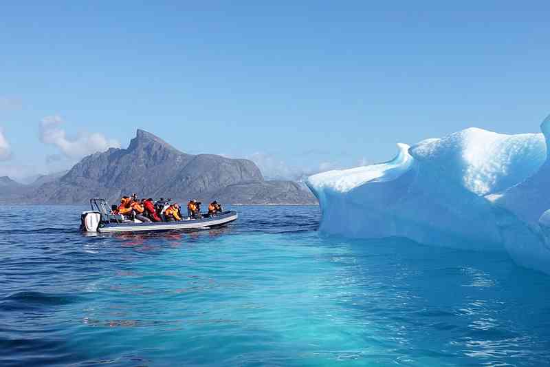 Groenland Visite de glacier