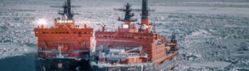 Navire brise-glace nucléaire Russe Atomflot et Rosatomflot