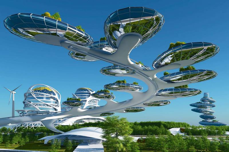 Innovations de rupture et transition énergétique Ville futuriste